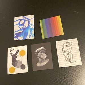 10 cool funky art stickers